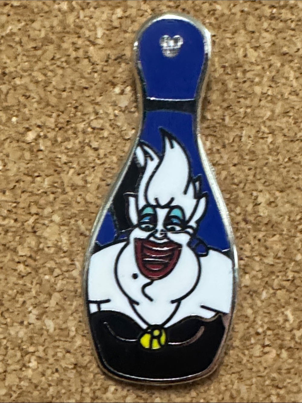 5/$25 Disney Villains Bowling Pin The Little Mermaid Ursula Pin
